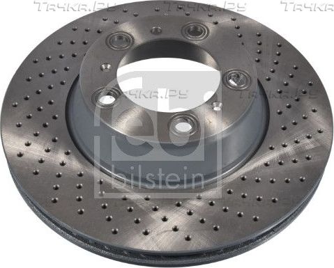 Тормозной диск Febi Bilstein задний правый для Porsche 911 VI (997) 2004-2008. Артикул 44061