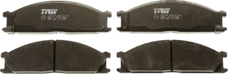 Тормозные колодки TRW COTEC. Артикул GDB766