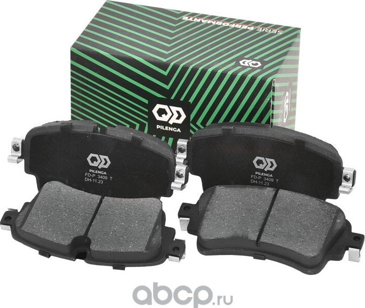 Колодки тормозные дисковые задние Performante (Pilenga). Артикул FDP3409T
