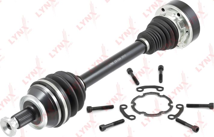 Полуось (привод в сборе, приводной вал) LYNXauto. Артикул CD-1024