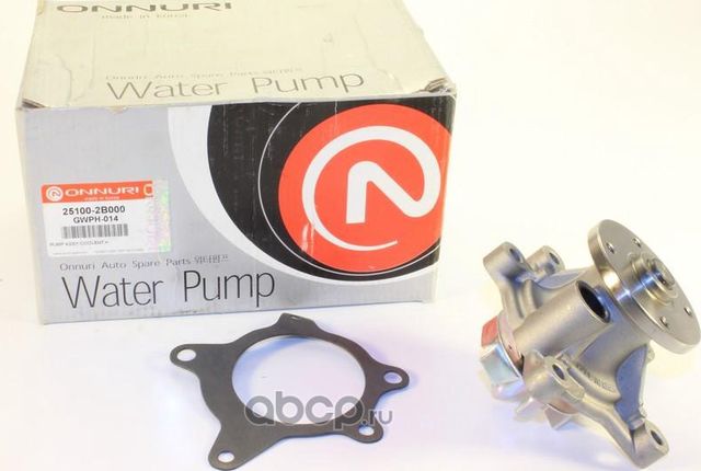 Насос водяной HYUNDAI/KIA ELANTRA/I20/I30/SOUL/CEED/CERATO/SOLARIS 06- 1.4-1.6 (Onnuri) Onnuri. Артикул GWPH014