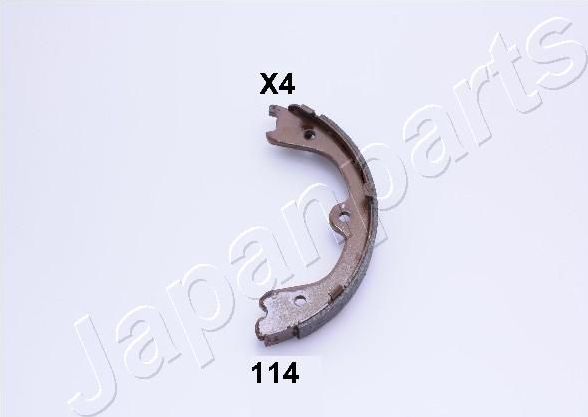 Тормозные колодки (стояночная тормозная система) Japanparts задние для Infiniti QX70 2013-2017. Артикул GF-114AF