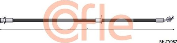 Тормозной шланг Cofle. Артикул 92.BH.TY087