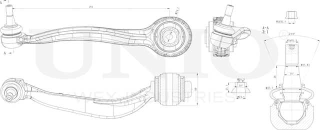 Рычаг подвески (Unio). Артикул SSP-40154