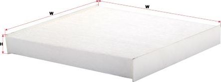 Салонный фильтр Sakura для Volvo V90 II 2016-2026. Артикул CA-24110