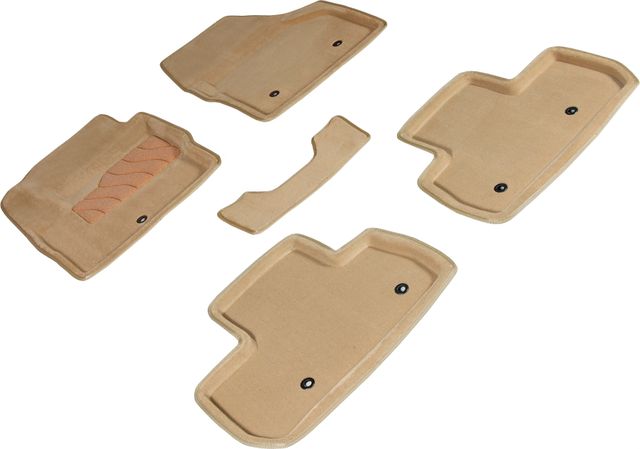 Коврики Seintex 3D ворсовые для салона Land Rover Freelander II 2006-2014 Бежевые. Артикул 84728