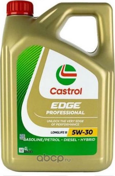 EDGE PROFESSIONAL LONGLIFE III 5W-30 4 Л МАСЛО МОТ (Castrol). Артикул 15C2FC
