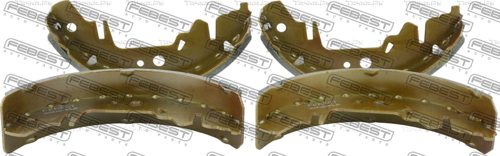 Тормозные колодки Febest задние для Kia Carnival I 1999-2006. Артикул 2202-FLR