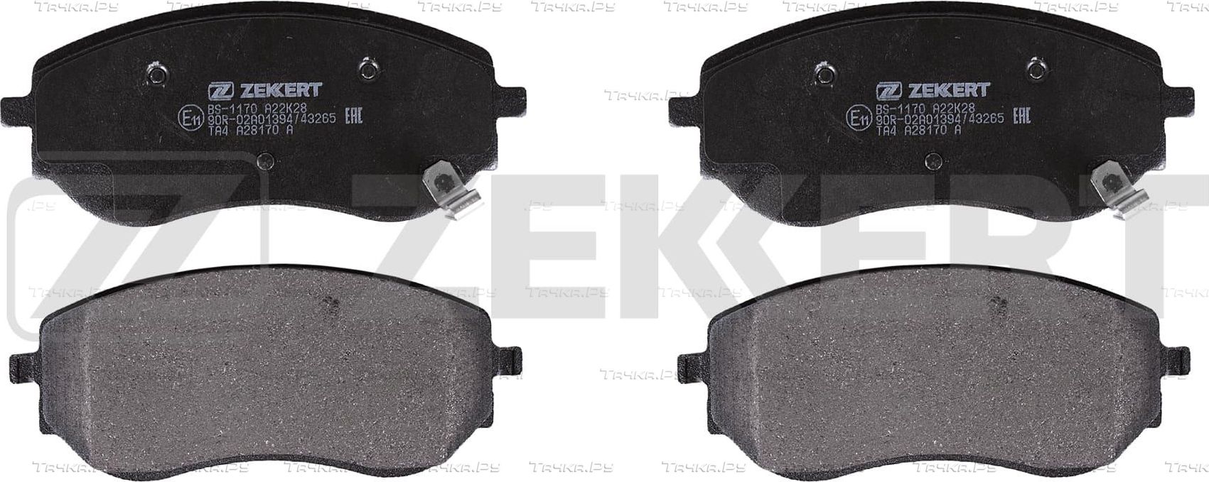 Тормозные колодки Zekkert. Артикул BS-1170