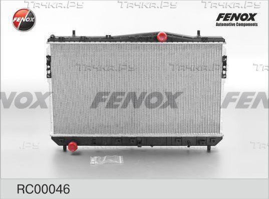 Радиатор охлаждения двигателя Fenox для Daewoo Gentra II 2013-2015. Артикул RC00046