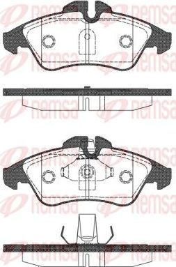 Тормозные колодки Remsa. Артикул 0578.10