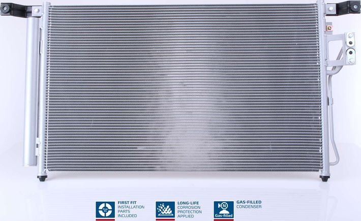 Радиатор кондиционера (конденсатор) Nissens (алюминий). Артикул 940278