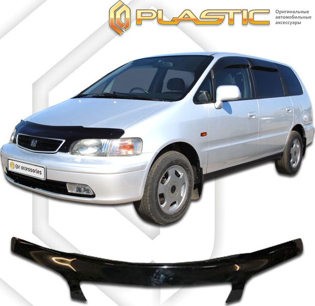 Дефлектор СА Пластик для капота exclusive (Classic черный) Honda Odyssey 1994-1999. Артикул 2010060100631