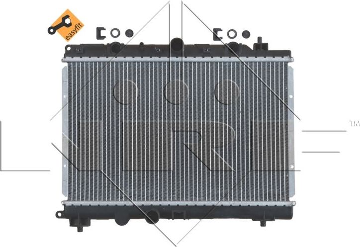 Радиатор охлаждения двигателя NRF (алюминий). Артикул 55305