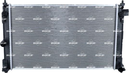 Радиатор охлаждения двигателя NRF (алюминий). Артикул 550331