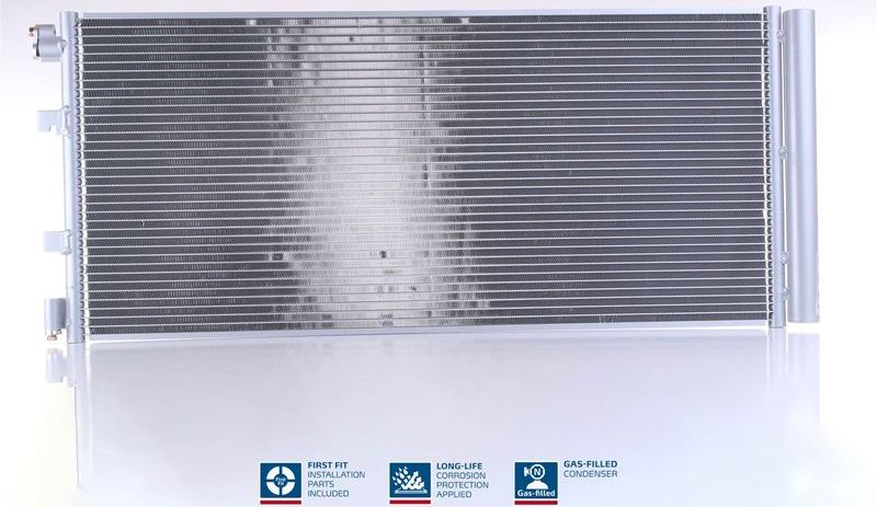 Радиатор кондиционера (конденсатор) Nissens (алюминий). Артикул 940158