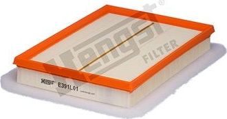 Воздушный фильтр Hengst для Opel Combo C 2001-2012. Артикул E391L01