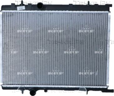 Радиатор охлаждения двигателя NRF (алюминий) для Citroen C4 I 2004-2011. Артикул 58308