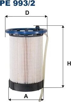 Топливный фильтр Filtron. Артикул PE 993/2