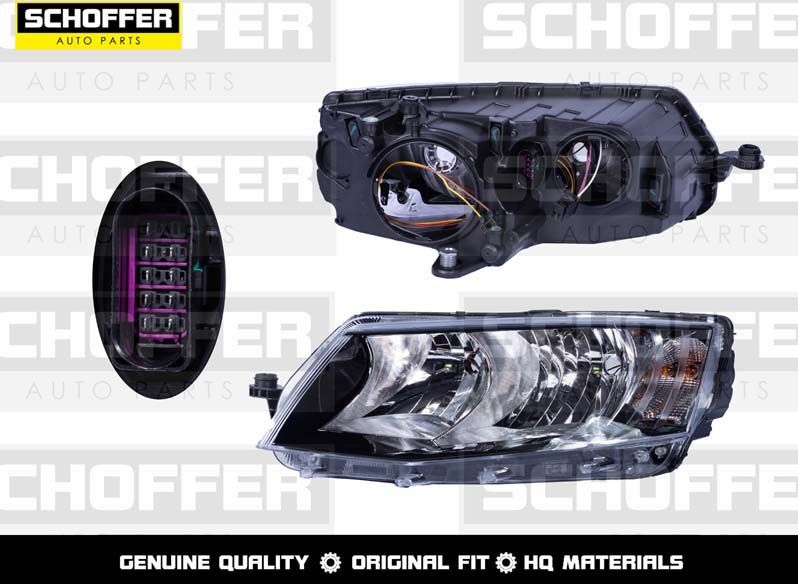 Фара левая Skoda Octavia 13-16 (Schoffer). Артикул SHF12106