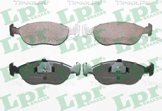 Тормозные колодки LPR передние для Volvo 440 1988-1996. Артикул 05P592