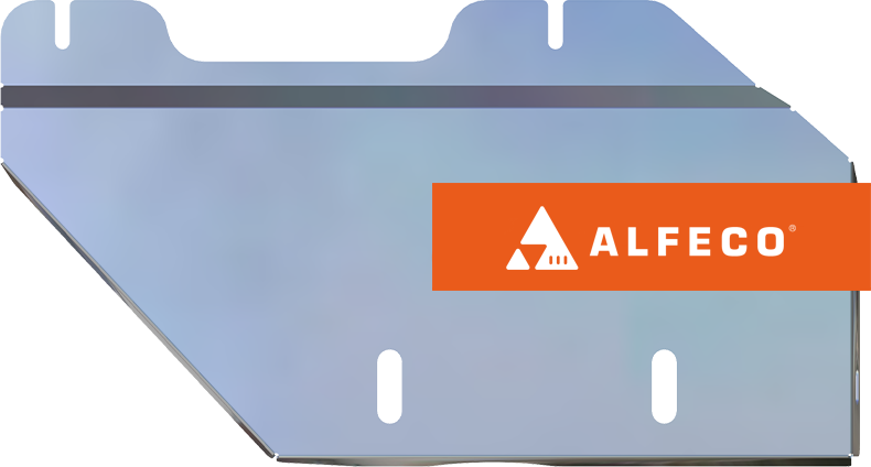 Защита алюминиевая Alfeco (4мм) для РК Toyota Land Cruiser 300 2021-2026. Артикул ALF.24.135 AL4