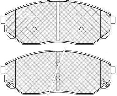 Тормозные колодки FIT. Артикул FP3017