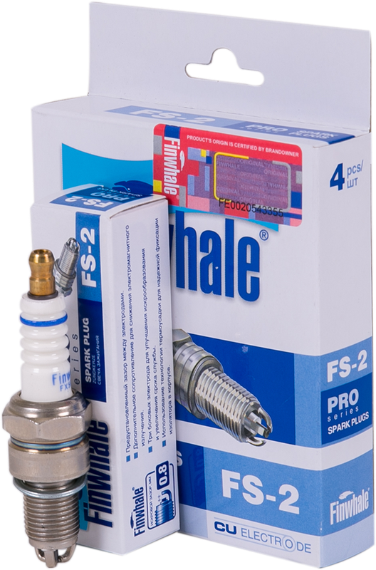 Свеча зажигания Finwhale. Артикул FS2