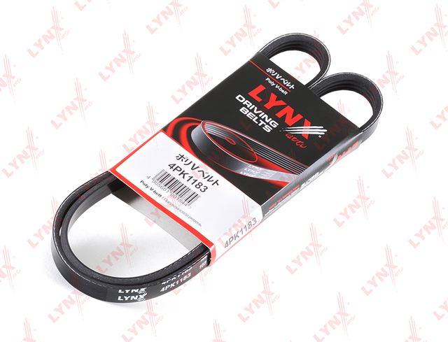 Приводной ремень поликлиновой LYNXauto для Toyota Echo 1999-2005. Артикул 4PK1183