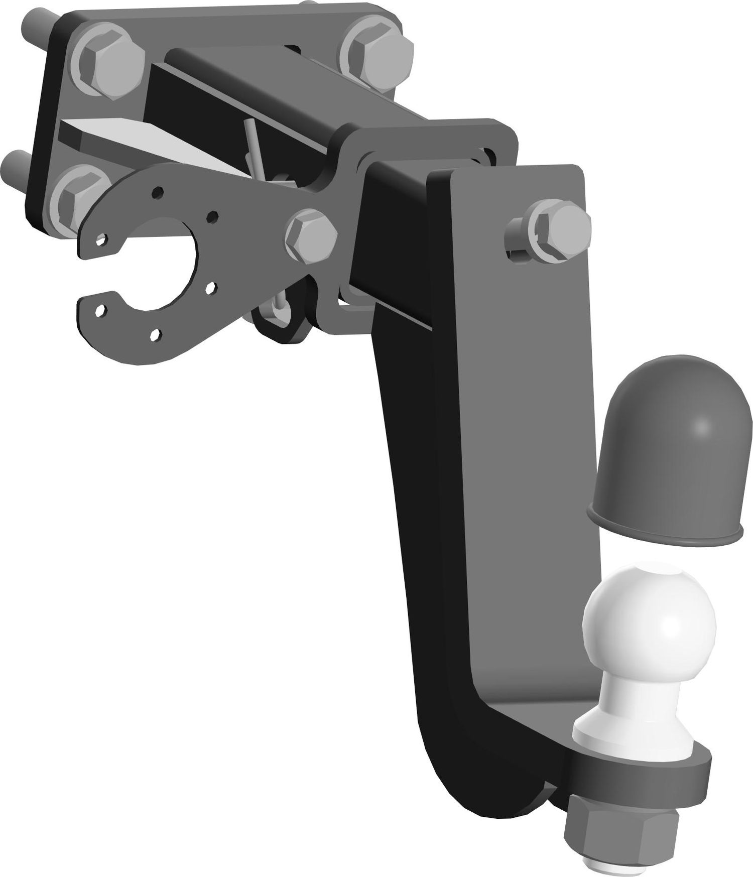 Фаркоп Oris (ранее Bosal) под американский квадрат для Haval H9 II 2024-2026. Артикул 9035-E