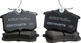 Тормозные колодки Zentparts. Артикул Z07326