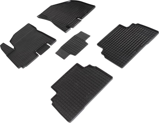 Коврики резиновые Seintex с узором сетка для салона Jaс S5 2014-2026. Артикул 95091