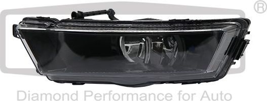 Фара противотуманная DPA правая для Skoda Rapid I 2012-2019. Артикул 89411789102