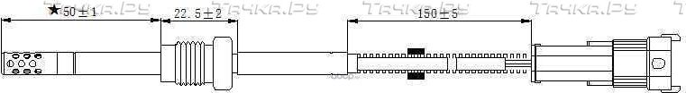 Датчик температуры выхлопных газов (Magtechnic). Артикул MAG0083OG