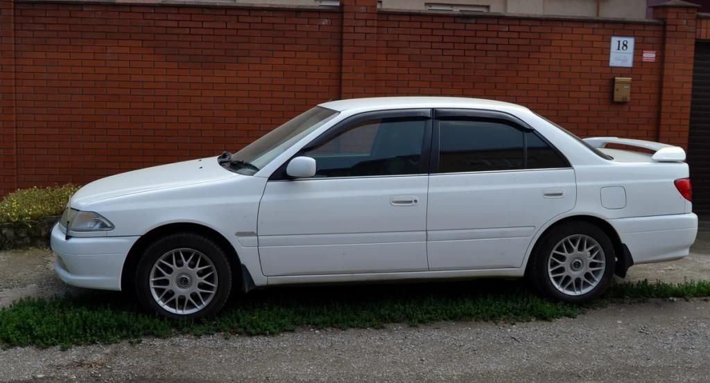 Дефлекторы Cobra Tuning для окон Toyota Carina T210 седан 1996-2001. Артикул T25196