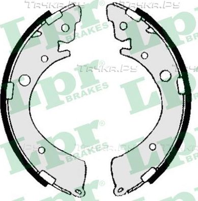 Тормозные колодки LPR задние для Honda Civic V 1991-1996. Артикул 05360