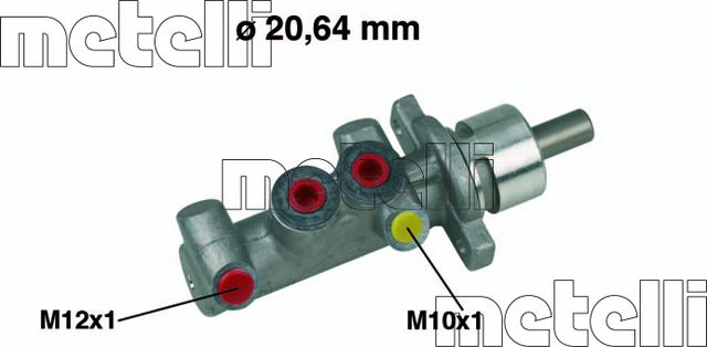 Тормозной цилиндр главный Metelli для Renault Clio II 1998-2013. Артикул 05-0416