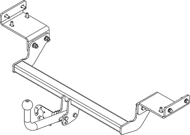 Фаркоп AvtoS для Kia Ceed II хэтчбек 5 дв. 2012-2018. Артикул KI 27