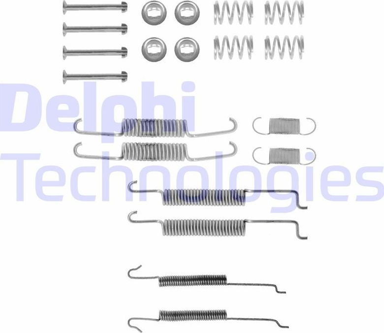Комплектующие, тормозная колодка Delphi. Артикул LY1121