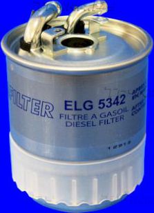 FILTRO GASOIL Mecafilter ELG5342 - Chrysler, Mercedes, Mitsubishi