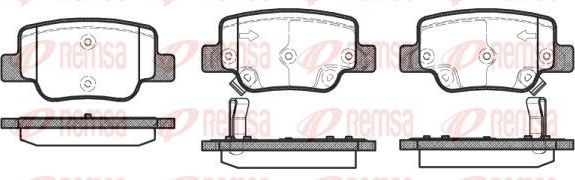 Тормозные колодки Remsa. Артикул 1452.02