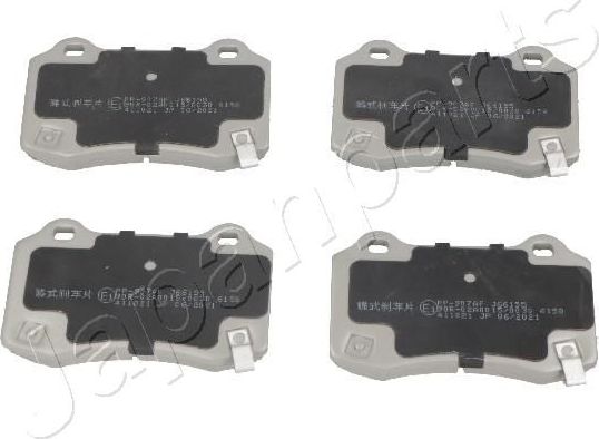 Тормозные колодки Japanparts задние для Tesla Model S I 2012-2026. Артикул PP-907AF