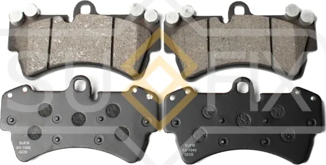 Колодки дисковые тормозные передние правые/левые AUDI Q7 (4LB) 2006-2015 (Sufix). Артикул SX1040