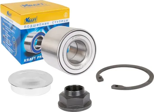 Подшипник ступицы заднего колеса, комплект Lada Largus (12-) 1.6/Renau (Kraft). Артикул KT204562