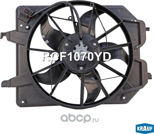 Вентилятор охлаждения с кожухом Krauf. Артикул RCF1070YD