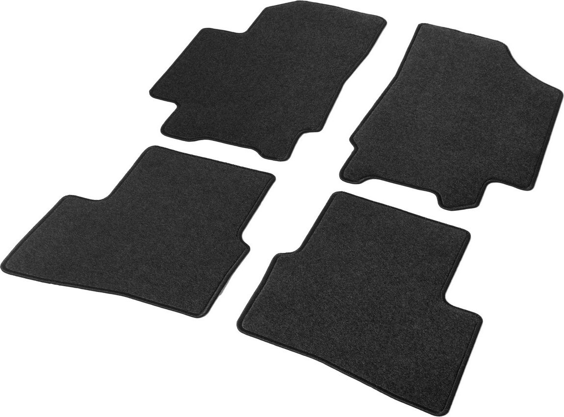 Коврики текстильные AutoFlex Standard в салон для Lada Vesta (Лада Веста), Vesta Cross седан, универсал 2015-2026 Графит. Артикул 4600101