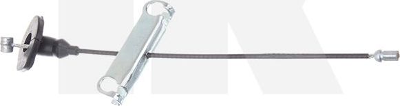 Трос ручника (тросик ручного тормоза) NK. Артикул 9025109