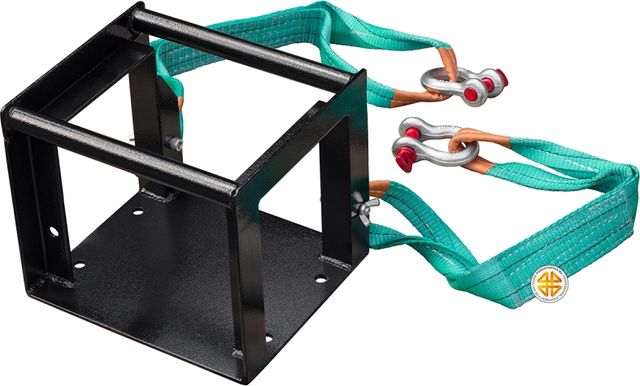 Площадка переносная Podgotoffka PGT под лебедку 6000-12000lbs с чалками. Артикул pl.08