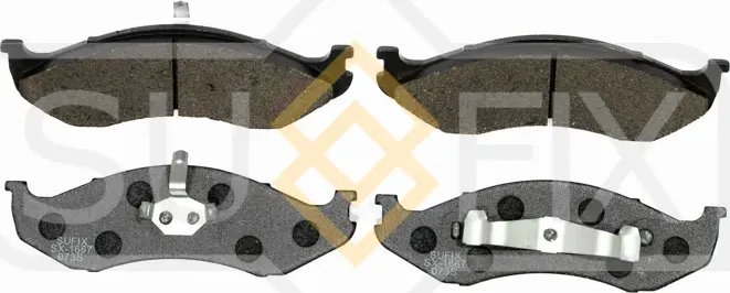 Колодки тормозные передние (Sufix). Артикул SX1667