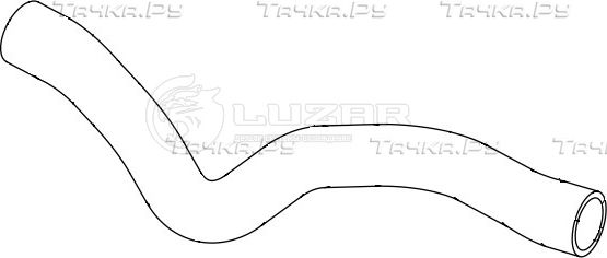 Патрубок рад. охл. OPEL ASTRA J (09-) 1.6I/1.8I MT верх. (EPDM, 1 шт.) (Luzar). Артикул LPK 2101